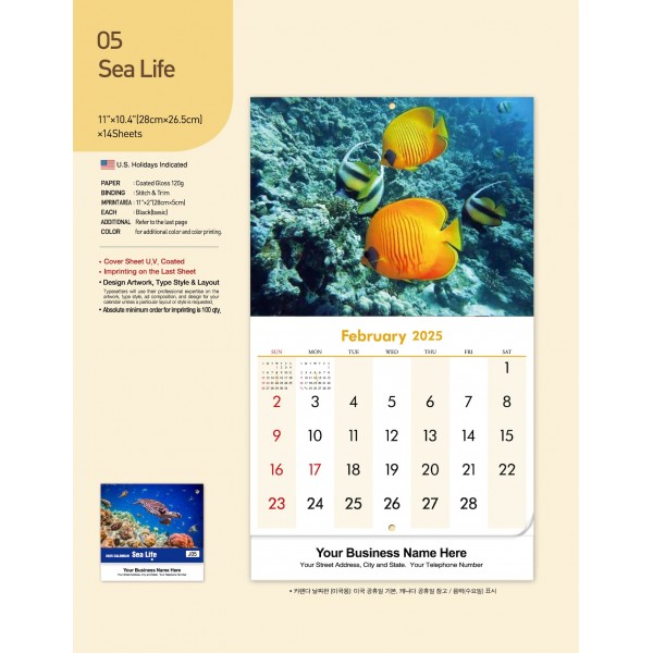 25-JHBW-05 Sea Life (US 전용)