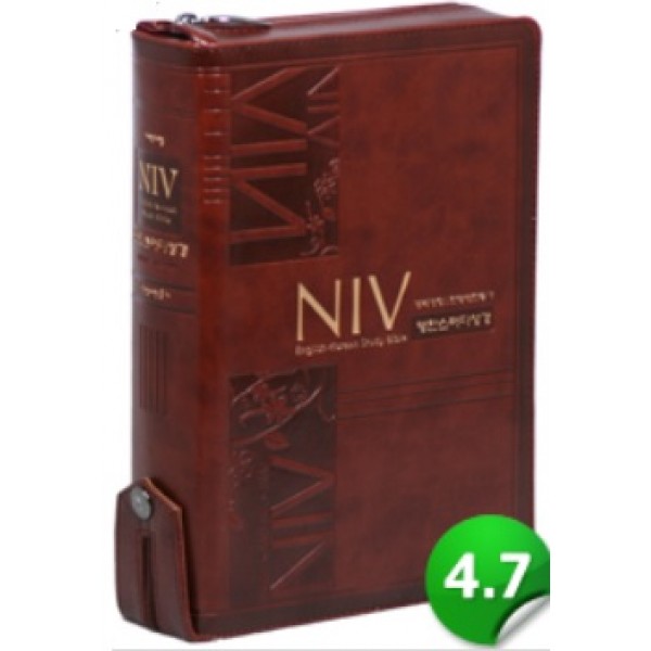 [개역개정][NIV]영한스터디성경 [21C]한영찬송가-대(갈색)  